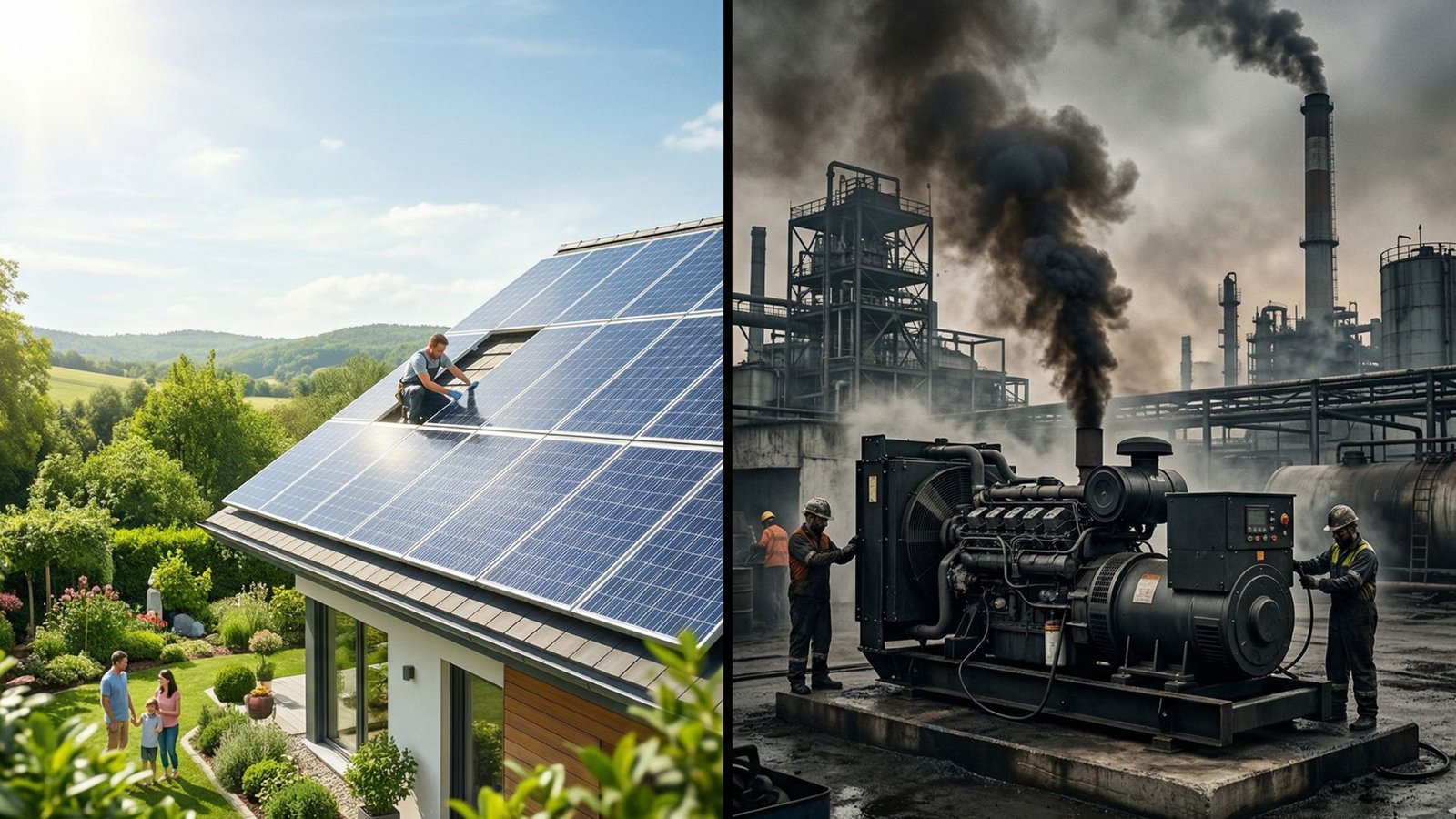 Solar vs Diesel Generators for Power Backup